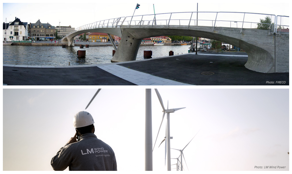 DACOMAT project: bridges and wind turbines